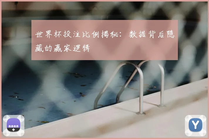 世界杯投注比例揭秘：数据背后隐藏的赢家逻辑